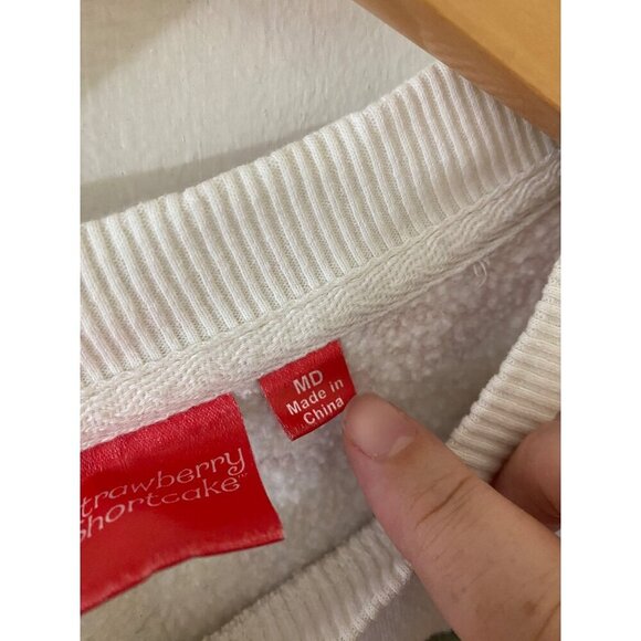 Strawberry Shortcake Women's All Over Print Long Sleeve Sweater - Medium - Picture 3 of 13